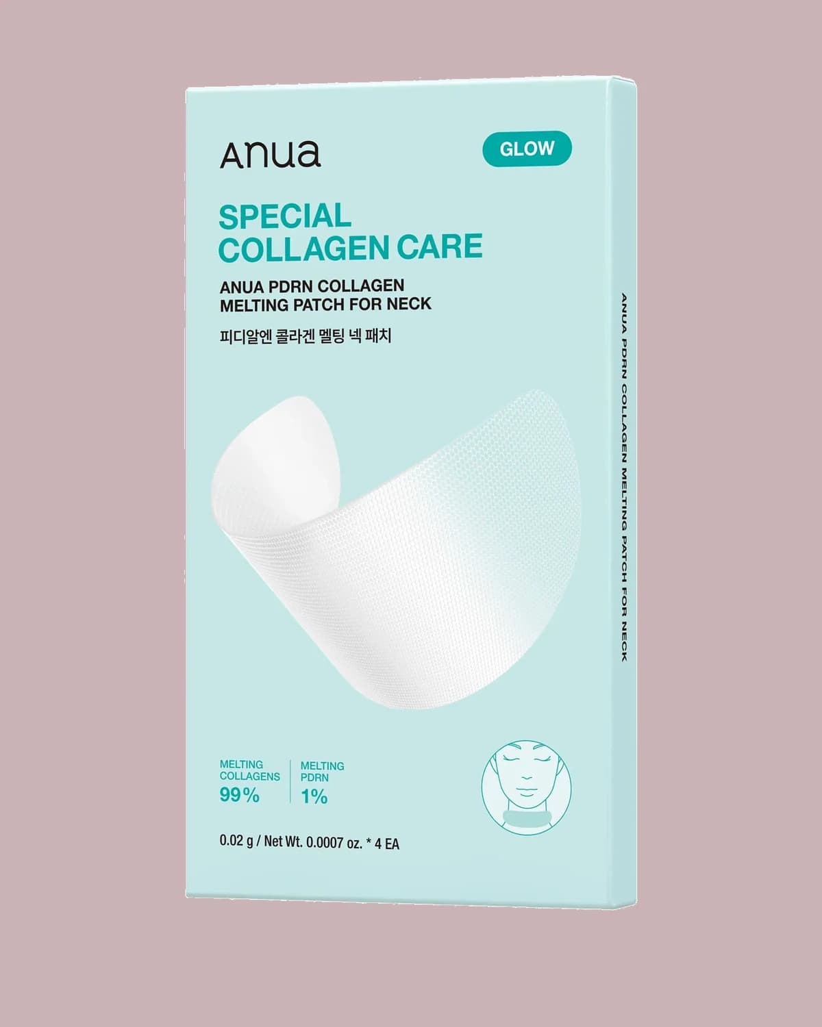 Anua PDRN Collagen Melting Patch for Neck – 4 pcs