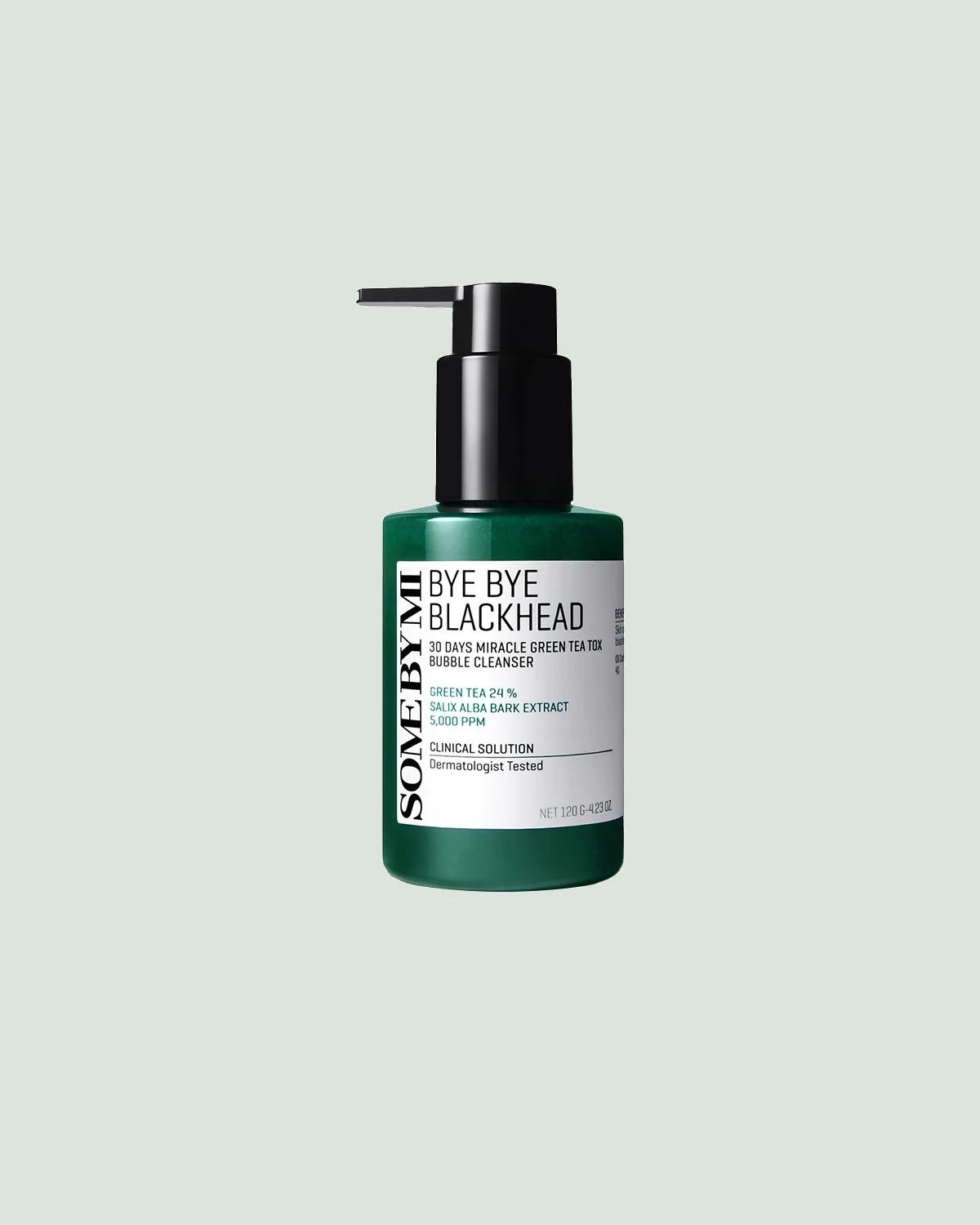 Some By Mi Bye Bye Blackhead 30 Days Miracle Green Tea Tox Bubble Cleanser – 120 g